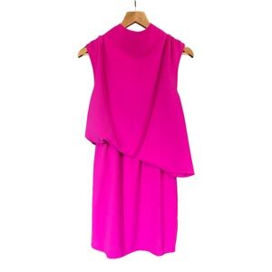 New - TCEC Vibrant Pink Asymmetrical Dress